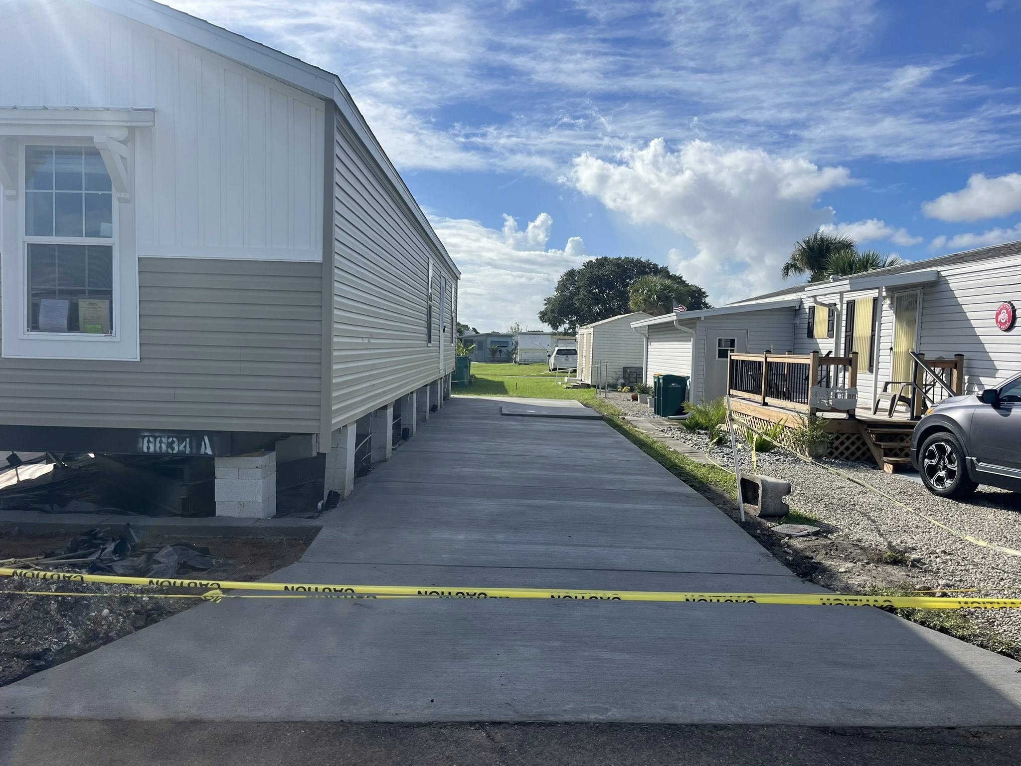 Mobile Home Driveway - Melbourne by Austin Brown Construction