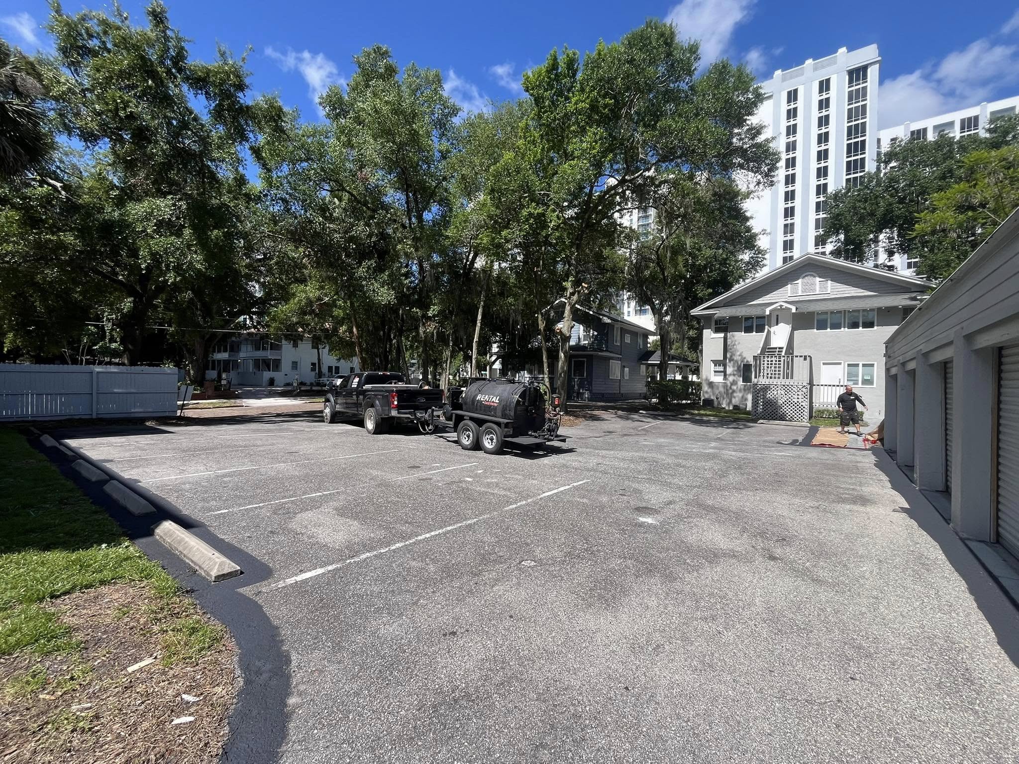 Parking Lot Sealcoat & Striping - Orlando by Austin Brown Construction